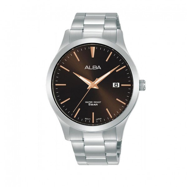 Alba AS9M33X1 Silver Black Rosegold Man